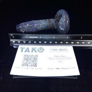Shop Black Plasma Glass Pipe in australian
