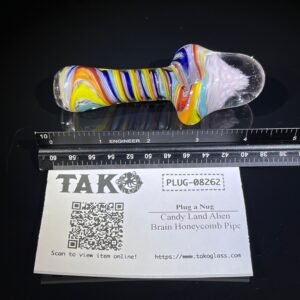 Shop Candy Land Alien Brain Honeycomb Pipe in australian