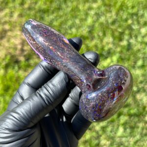 Shop Black Plasma Glass Pipe in australian