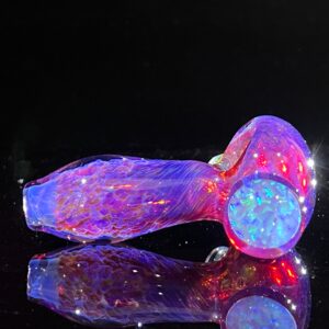 Shop Purple Plasma Pipe with Opal Coin in australian