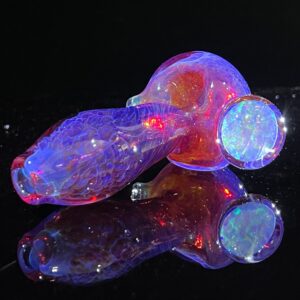 Shop Purple Plasma Pipe with Opal Coin in australian