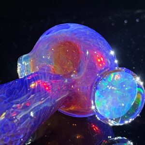 Shop Purple Plasma Pipe with Opal Coin in australian