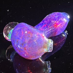 Shop Purple Plasma Pipe with Opal Coin in australian