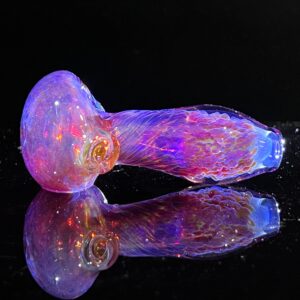 Shop Purple Plasma Pipe with Opal Coin in australian