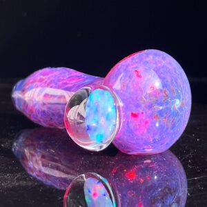 Shop Purple Plasma Pipe with Opal Coin in australian