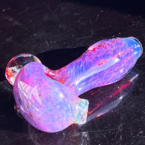Shop Purple Plasma Pipe with Opal Coin in australian