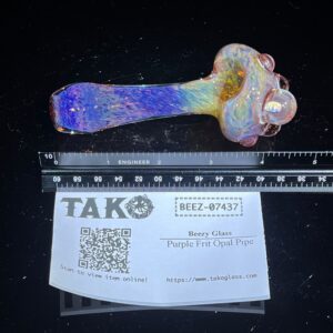 Shop Purple Frit Opal Pipe in australian