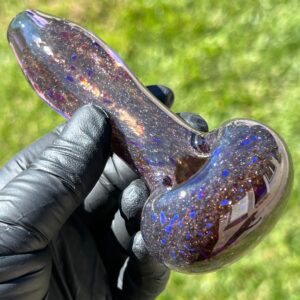 Shop Black Plasma Glass Pipe Large in australian