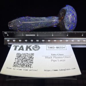 Shop Black Plasma Glass Pipe Large in australian