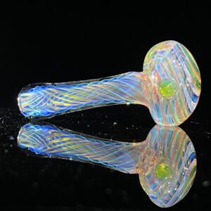 Shop Thick Fume Pipe Green Slyme Marble in australian
