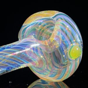 Shop Thick Fume Pipe Green Slyme Marble in australian