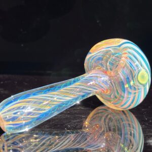 Shop Thick Fume Pipe Green Slyme Marble in australian