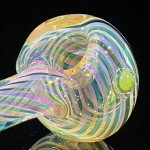Shop Thick Fume Pipe Green Slyme Marble in australian