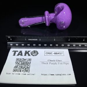 Shop Thick Purple Frit Pipe in australian