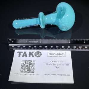 Shop Thick Turquoise Frit Pipe in australian