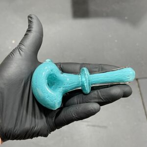 Shop Thick Turquoise Frit Pipe in australian