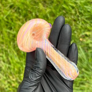 Shop Thick Fume Pipe Purple Slyme Marble in australian