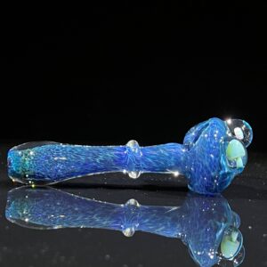 Shop Blue Mushroom Pipe with Opal in australian