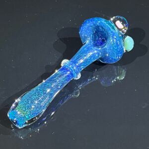 Shop Blue Mushroom Pipe with Opal in australian