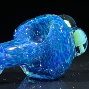 Shop Blue Mushroom Pipe with Opal in australian