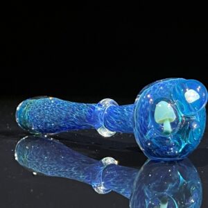 Shop Blue Mushroom Pipe with Opal in australian