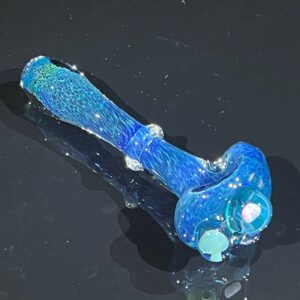 Shop Blue Mushroom Pipe with Opal in australian