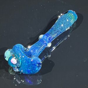 Shop Blue Mushroom Pipe with Opal in australian