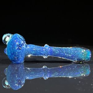 Shop Blue Mushroom Pipe with Opal in australian