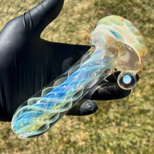 Shop Egyptian Glass Opal Pipe in australian