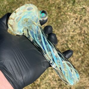 Shop Egyptian Glass Opal Pipe in australian