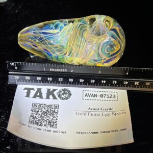 Shop Gold Fume Egg Spoon in australian