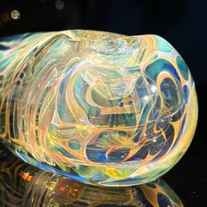 Shop Gold Fume Egg Spoon in australian