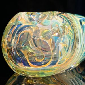 Shop Gold Fume Egg Spoon in australian