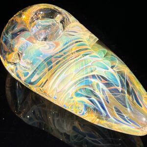 Shop Gold Fume Egg Spoon in australian