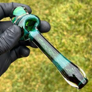 Shop Large Mushroom Experimental Jade Pipe in australian