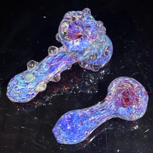 Shop Purple Peanut Pipes + Purple Marble Hammer Combo in australian