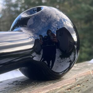 Shop 12.5" Black Party Bowl Pipe in australian