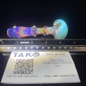 Shop Purple Magic Blue Frit Pipe in australian