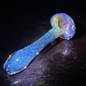 Shop Purple Magic Frit Scribble Pipe in australian