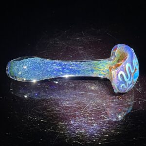 Shop Purple Magic Frit Scribble Pipe in australian