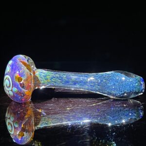 Shop Purple Magic Frit Scribble Pipe in australian
