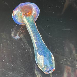 Shop Purple Magic Frit Scribble Pipe in australian