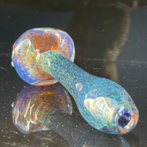 Shop Purple Magic Frit Scribble Pipe in australian