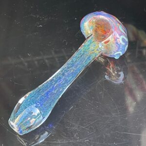 Shop Purple Magic Frit Scribble Pipe in australian