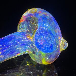 Shop Large Purple Ghost Pipe with Crushed Opal Marble in australian