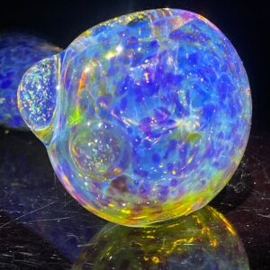 Shop Large Purple Ghost Pipe with Crushed Opal Marble in australian