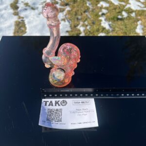 Shop Gold Fumed Stand-Up Dry Pipe in australian