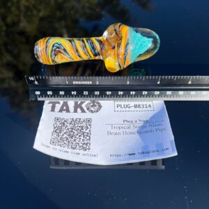 Shop Tropical Surge Alien Brain Honeycomb Pipe in australian