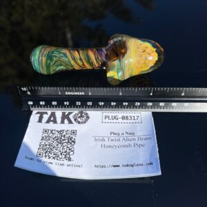 Shop Irish Twist Alien Brain Honeycomb Pipe in australian