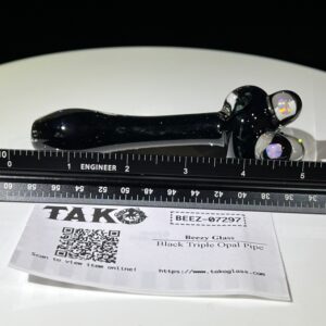 Shop Black Triple Opal Pipe in australian